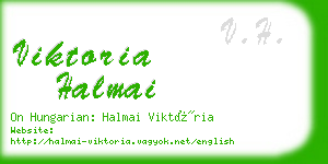 viktoria halmai business card